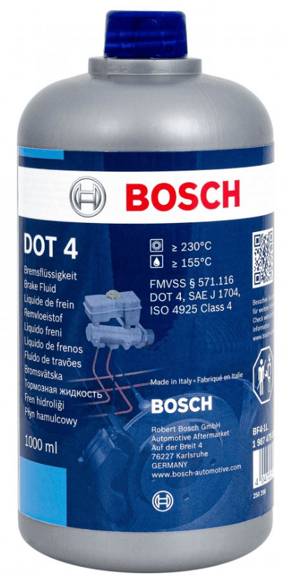 Brzdová kapalina Bosch DOT 4, 1L — Autodíly PEMA