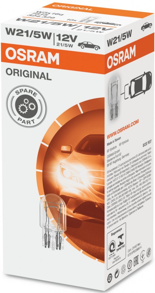 Žárovka Osram W21/5W, Original 7515 — Autodíly PEMA