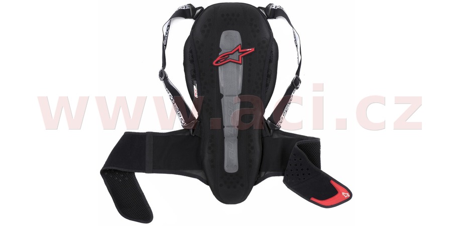 páteřový chránič Nucleon KR-2, ALPINESTARS - Itálie (černý/červený, vel. M)