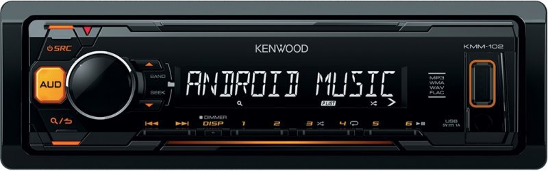 Autorádio Kenwood KMM-102AY bez CD s USB 4 x 50W