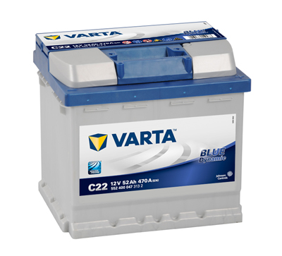 Autobaterie Varta Blue Dynamic Pravá 52Ah/470A