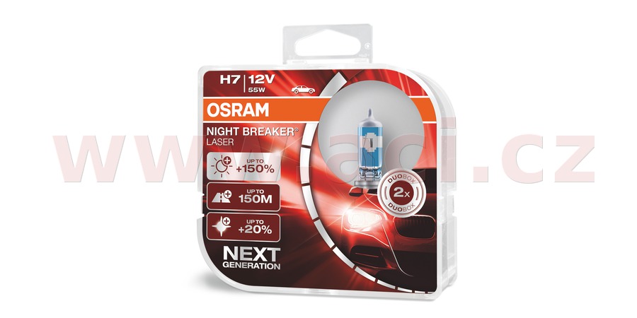 žárovka H7 12V 55W (patice PX26d) OSRAM NIGHT BREAKER® LASER