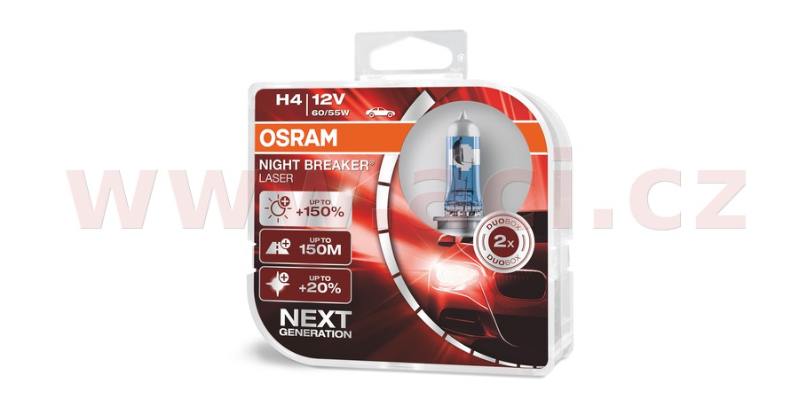 žárovka H4 60/55W (patice P43t) OSRAM NIGHT BREAKER® LASER