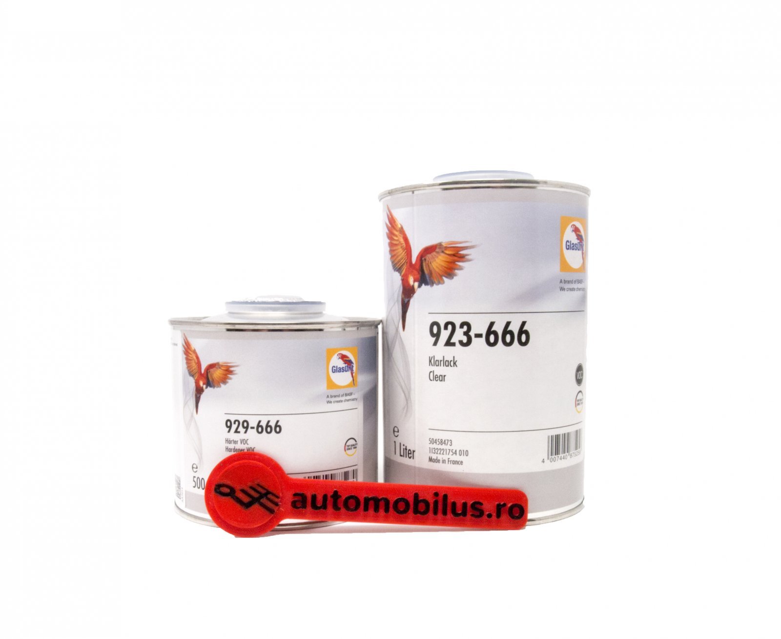 Pachet lac + intaritor 923-666 VOC G2 1L + 0.5L Glasurit — automobilus.ro