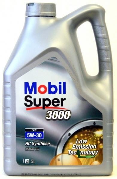 Mobil SUPER 3000 XE 5W30 5L — Ebildele.dk