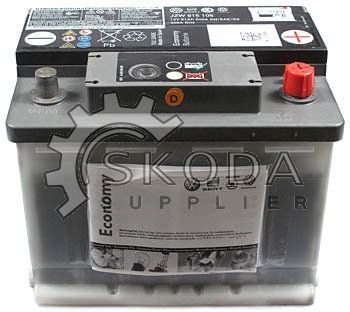 Autobaterie 12V 61Ah 540A ŠKODA OEM Originál JZW915105 — MLPARTS
