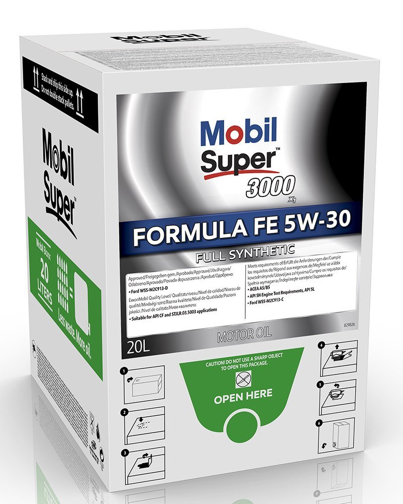 Motorový olej Mobil Super 3000 X1 Formula FE 5W-30, 20L - Bag in box ...