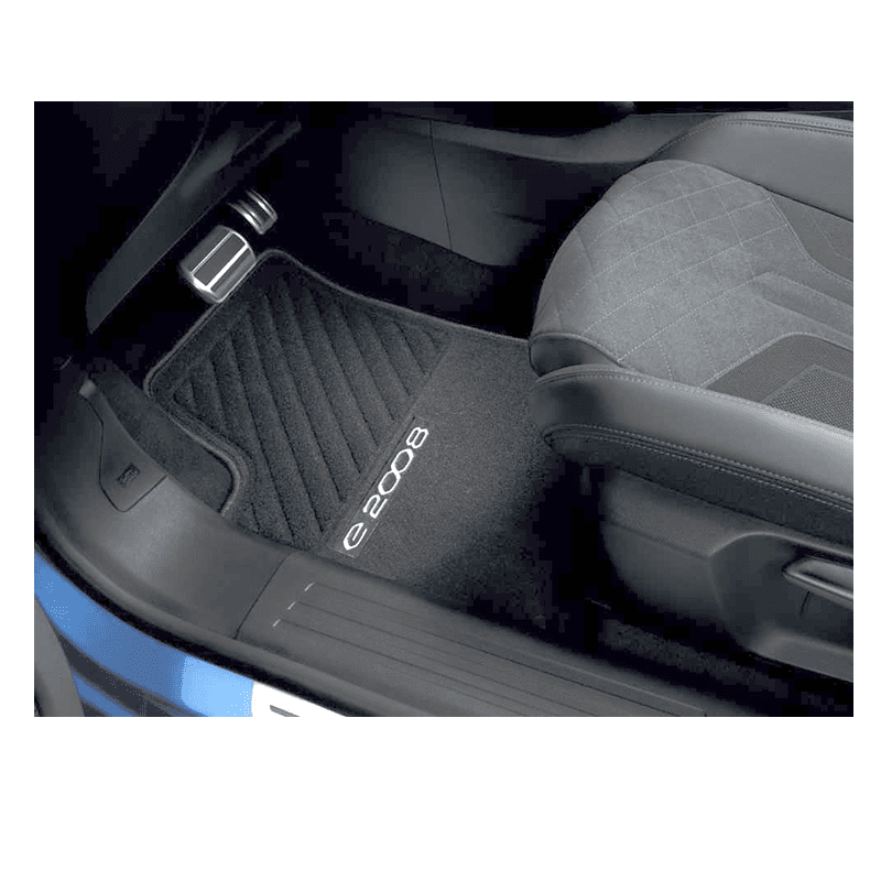 Mattenprofis Velours Logo Fußmatten passend für Peugeot 2008 II ab Bj