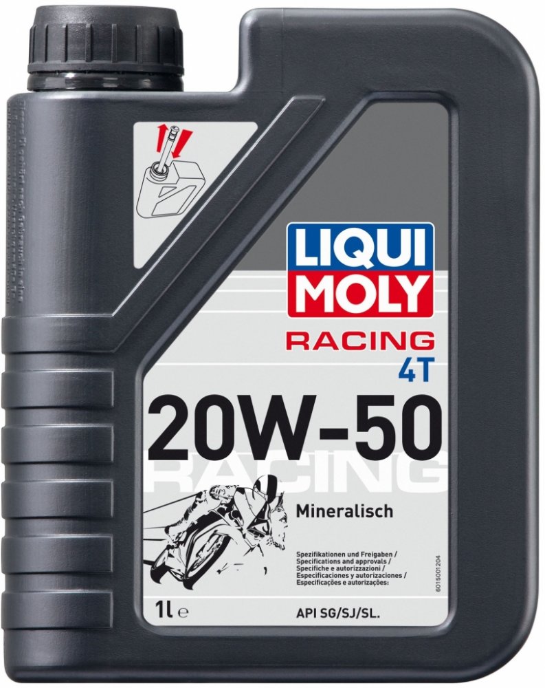 Liqui Moly RACING 4T 20W-50, 1L — Raglu.cz